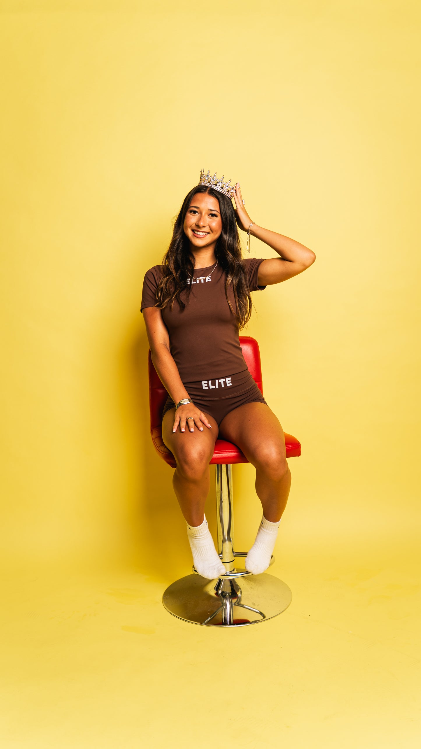 Elite girls compression 2 piece set