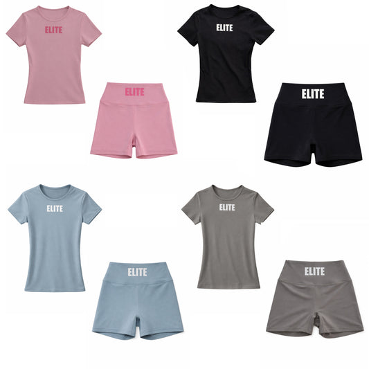 Elite girls compression 2 piece set