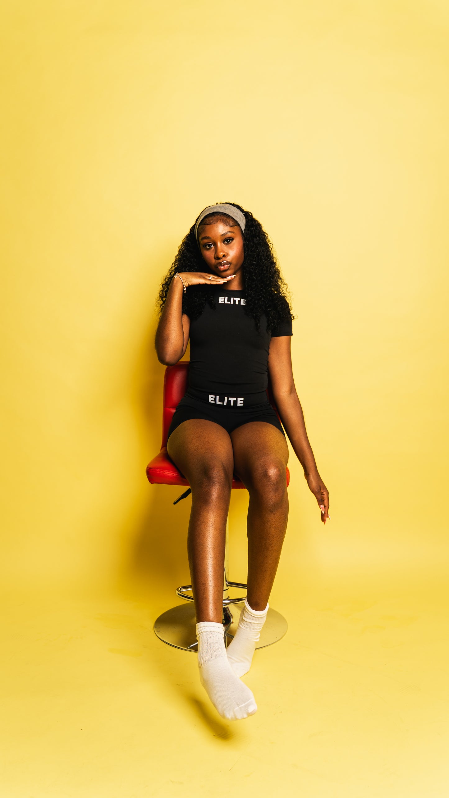 Elite girls compression 2 piece set